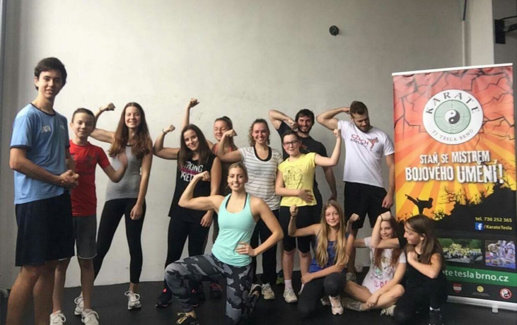 Kondiční trénink Karate Tesla Brno ve SmarGym Tuřany