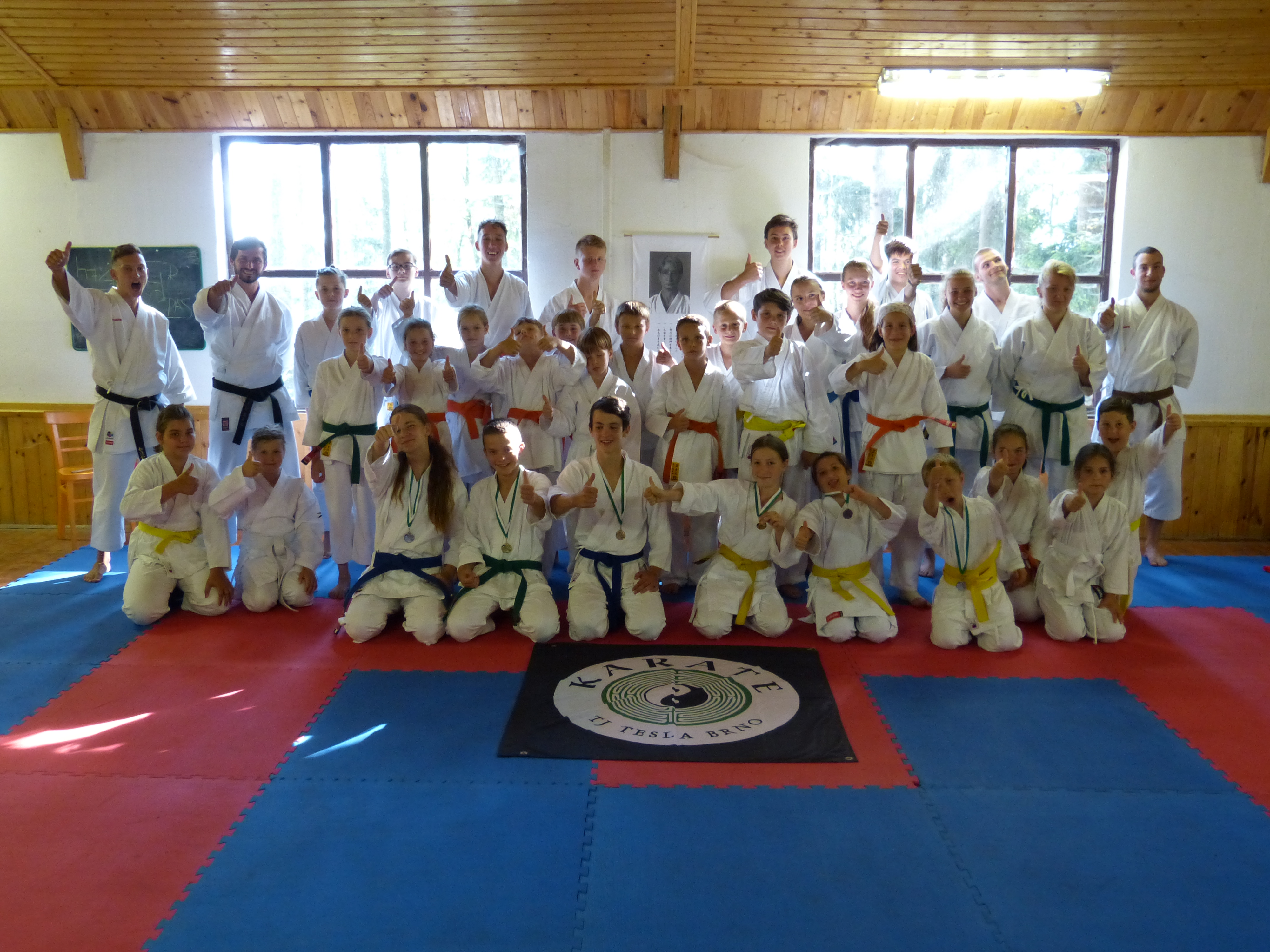 Soustředění Karate Tesla Brno ve Vanově